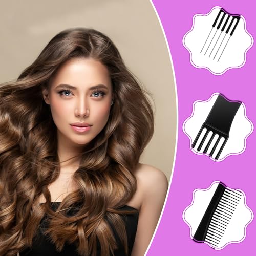 Pack de 6 Peines para Peinar con Metal Negro miniatura 3