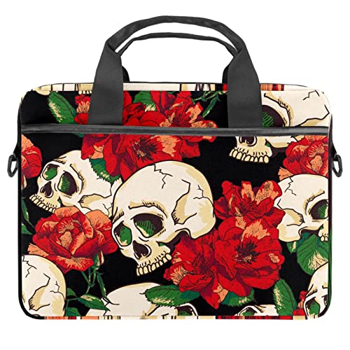 Sacoche PC portable 13 pouces motif squelette pour aller en cours ou au bureau