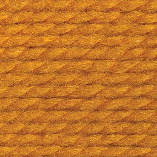Image of (1 Skein) Lion Brand Yarn Wool-Ease Thick & Quick Bulky Yarn, Butterscotch, 261 Foot (Pack of 2)