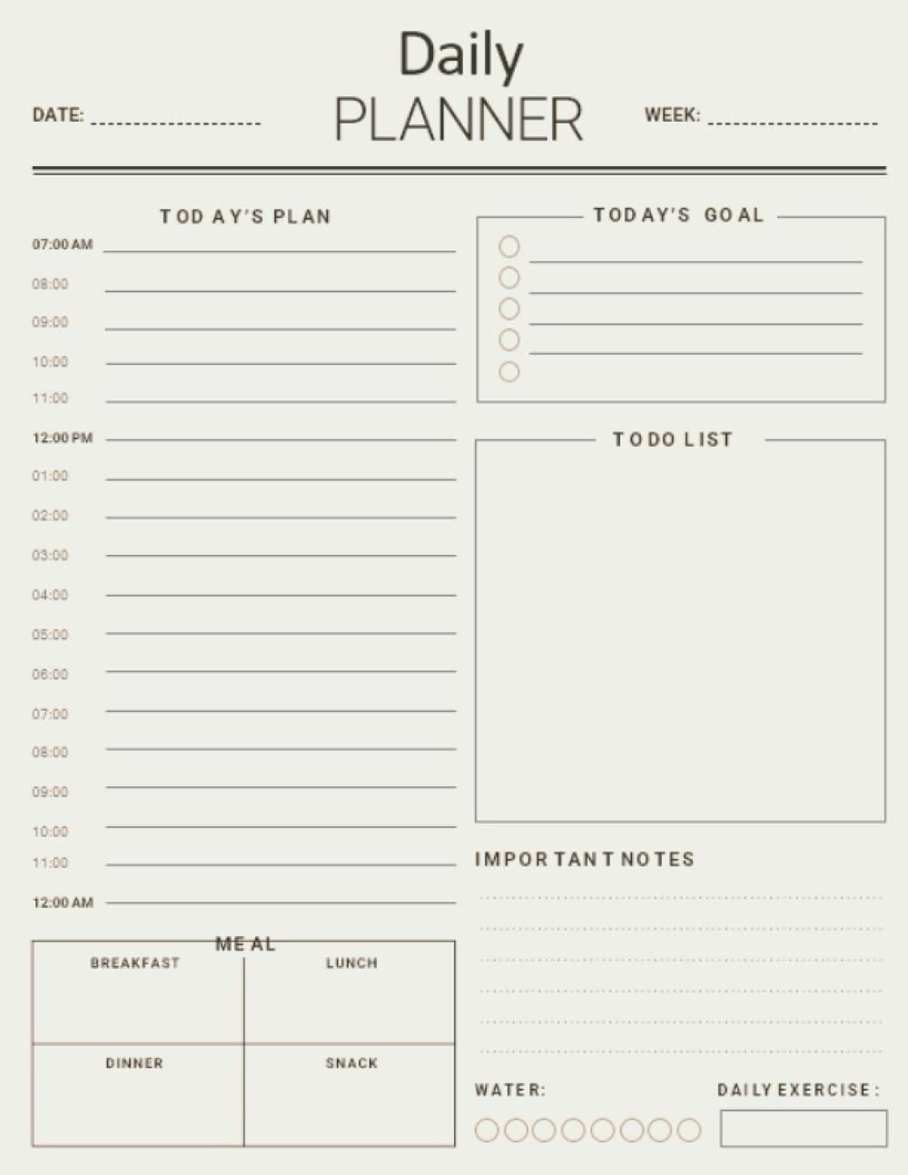 Daily Planer: Adulting Note Pad (To Do List)