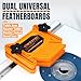 POWERTEC Universal Tandem Featherboards for Table Saw, Router Table, Router Fence & Band Saw, Wood working Tools & Accessories To Reduce Kickback & Increase Safety (Included T Track Bolts), 2Pk(71393)