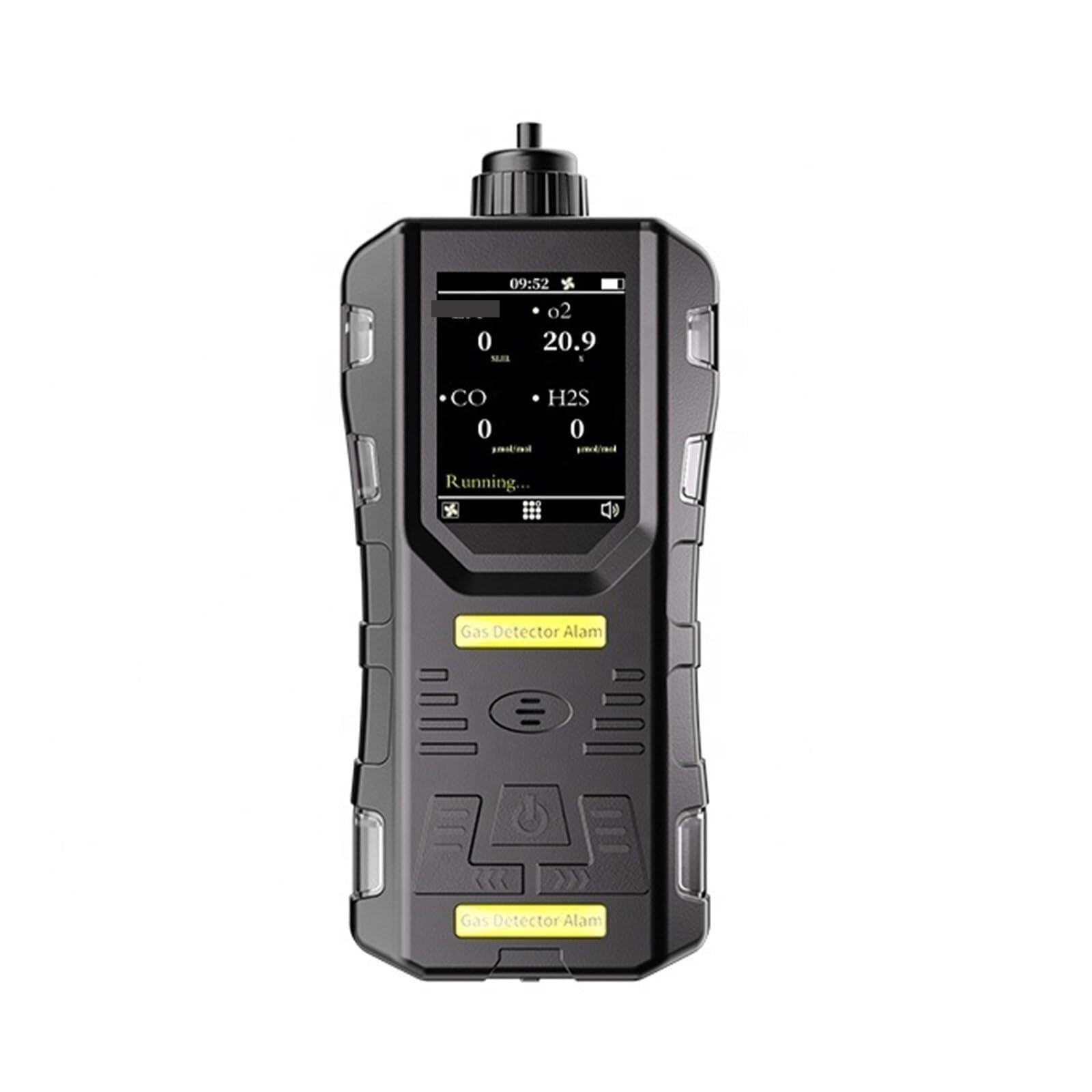 Monitor de co2, Detector De Gas Detección Alarma Portátil Tipo Succión Bomba S316 4 En 1 Analizador para El Trabajo Y Hogar para el hogar