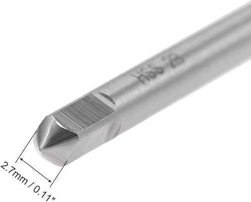 Miniatura 4 de uxcell Macho de la máquina #6-32 UNC Rosca 2B Clase 3 Flautas Tornillo de acero de alta velocidad Roscado Herramienta de roscado