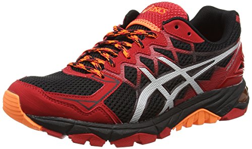 ASICS Gel-Fujitrabuco 4, Herren Laufschuhe, Rot (Racing Red/Silver/Black 2393), 42 EU