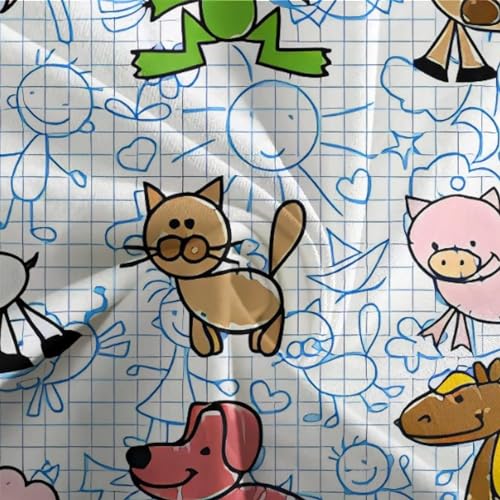 Funda nórdica de animales 3D Double 200x200 con fundas de almohada 8