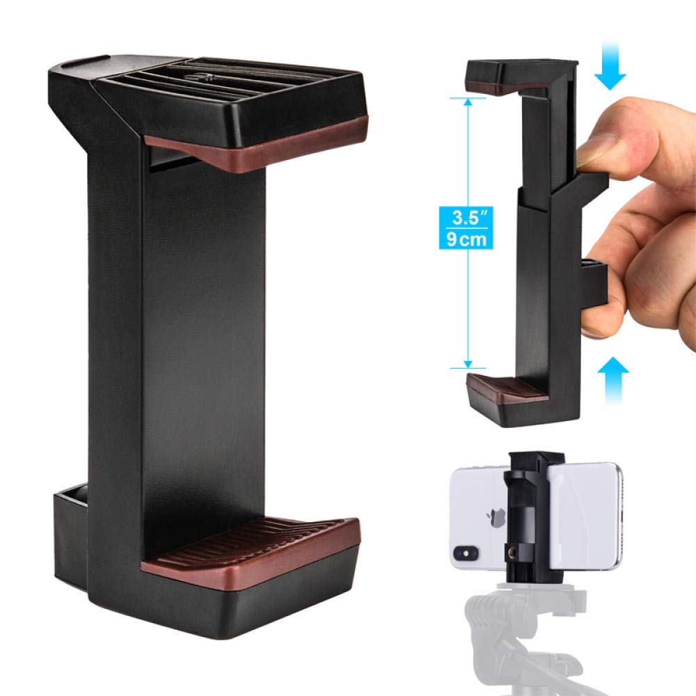 Treppiedi da 140 cm con supporto per telefono cellulare e telecomando da viaggio per telefoni cellulari e fotocamere con borsa per il trasporto