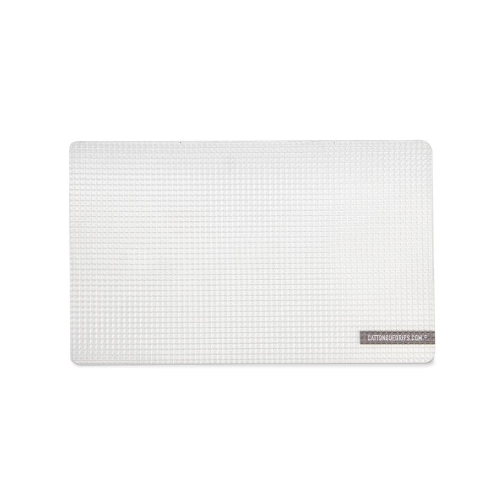 Phat Cat Tablet Grips by CatTongue Grips– Non-Abrasive Grip Tape Backing for Tablets & Laptops, Universal Non-Slip Grip with No Added Bulk (Clear)