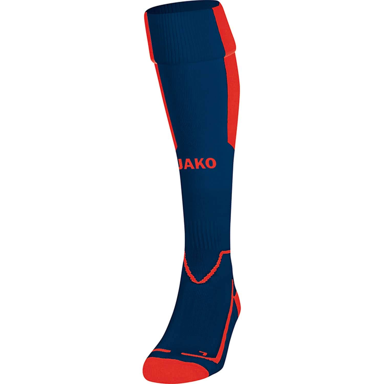 JAKO Unisex's Lazio Socks, Navy/Flame, 5 (43-46)