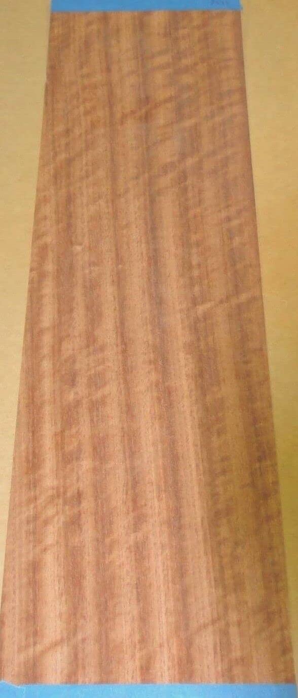 Emberwood Wood Veneer 7" x 25" with no Backing raw Veneer 1/42" Thickness A