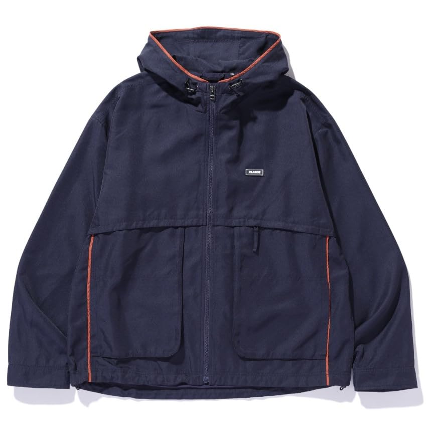 Amazon | [エクストララージ] パイピングフーデットジャケット PIPING