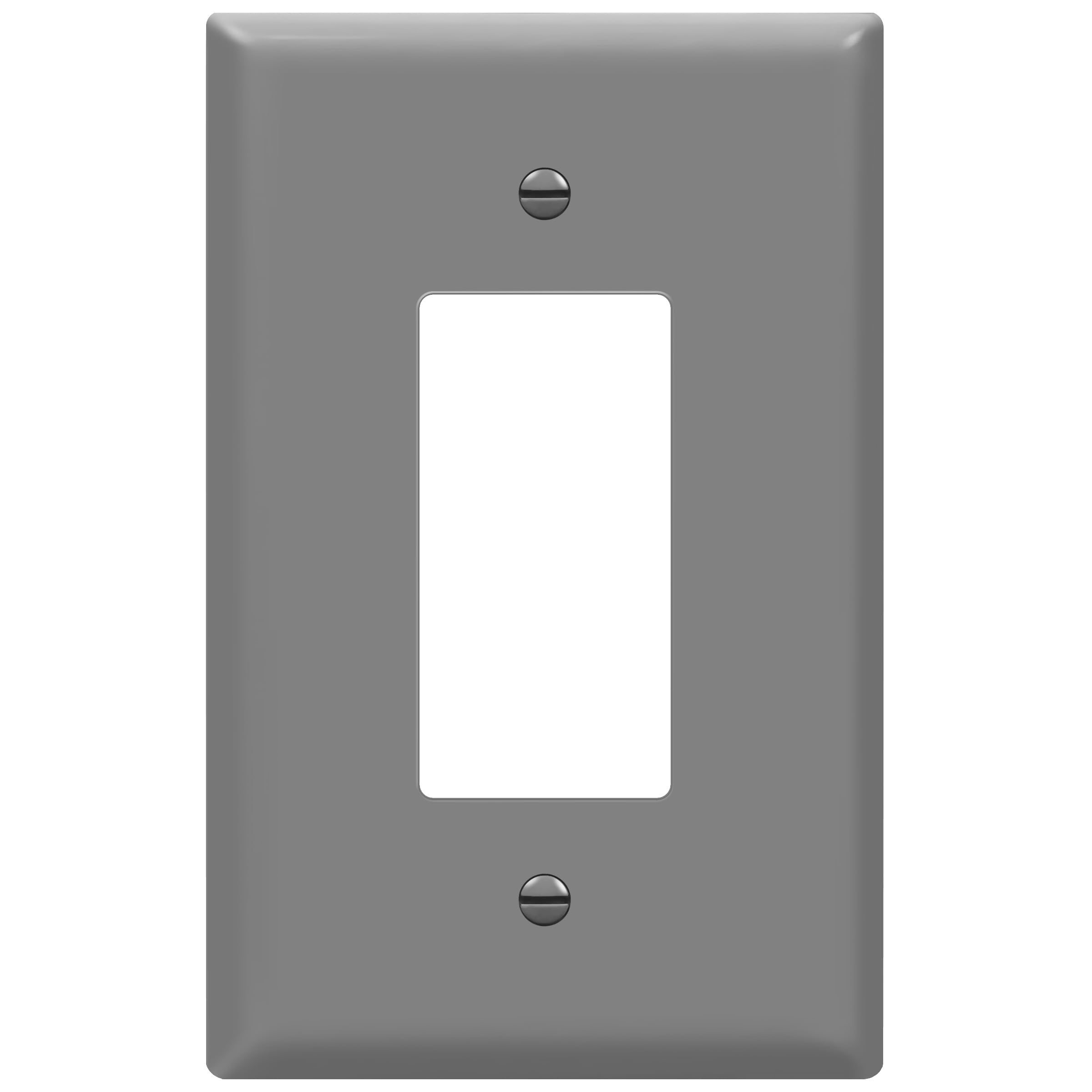 ENERLITES Decorator Light Switch or Receptacle Outlet Wall Plate, Gloss Finish, Oversized 1-Gang 5.5" x 3.5", Unbreakable Polycarbonate Thermoplastic,