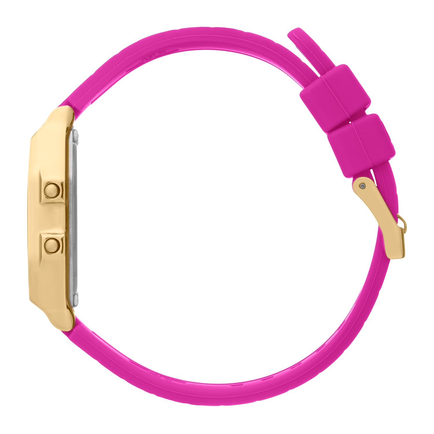 Ice-Watch - ICE digit retro Barbie pink - Różowy zegarek damski z paskiem z tworzywa sztucznego - 022527 (Mały)