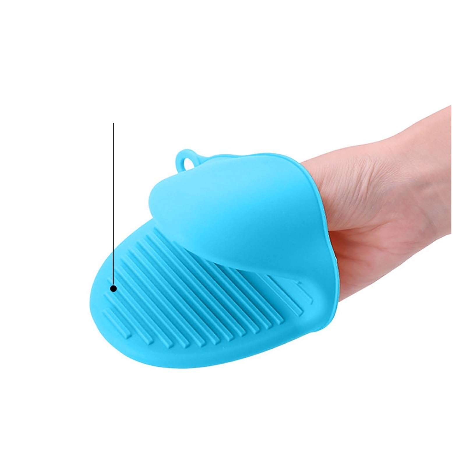 Genérico Guantes de Horno de Silicona con Pinza Gruesa para Cocina