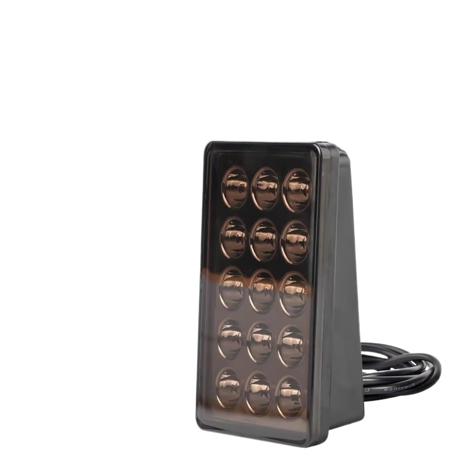 Kit Réflecteur Pare-chocs Arrière Flash Stroboscopique Universel LED 12V, 3ème Feu D'avertissement, Feu De Signalisation Fumé, 15 LED, Feux De Freinage