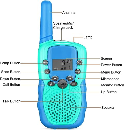 Walkie Talkie Bambini，Regali giocattolo per