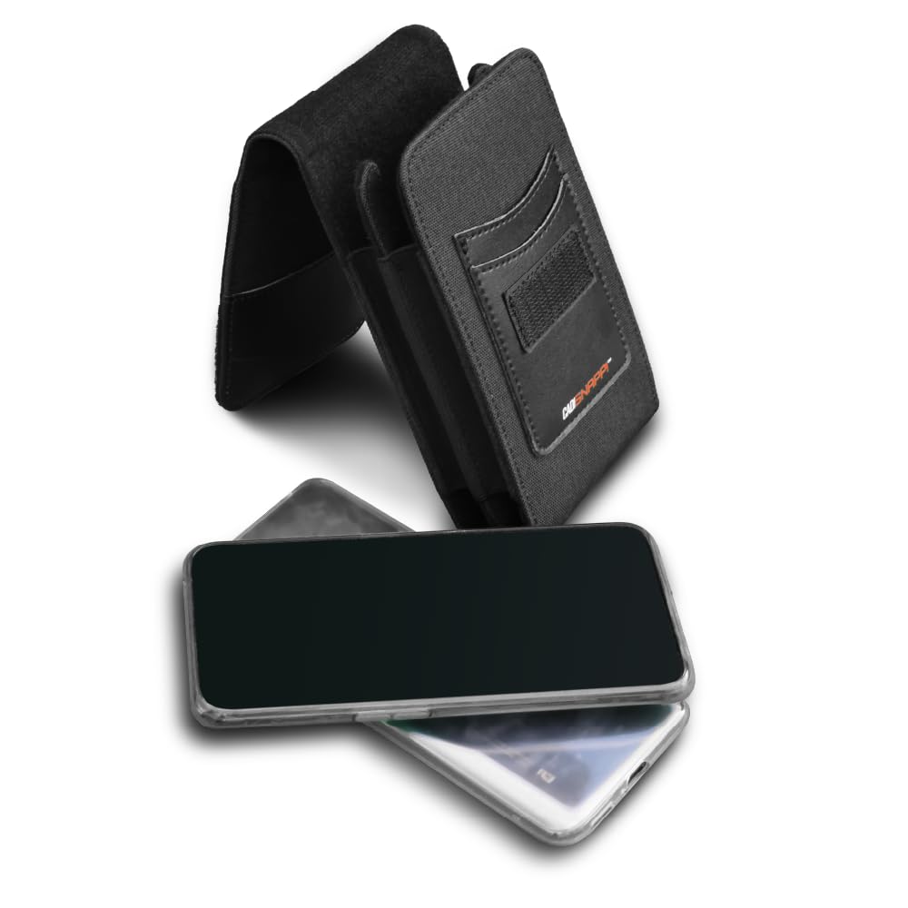CADISNAPP!™ | Universal Dual-Cellphone Holster & Belt Clip/Loop | Adaptable for CELLSNAPP!™ Users | Fits All iPhone, Android Samartphones | The Only Complete 2 Phone Solution Suite of Products