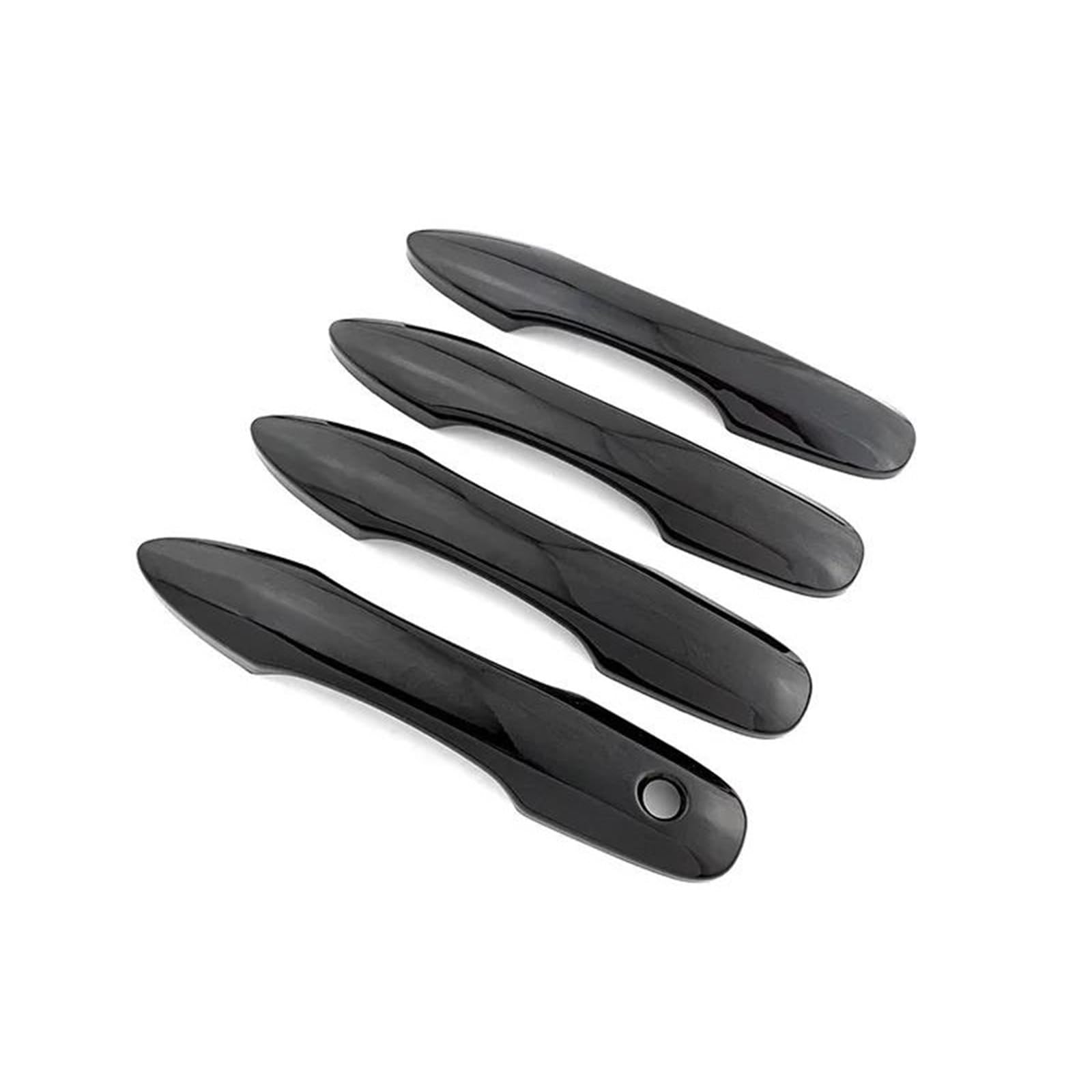 Hbgurm Gloss Black A Exterior Door Handle Cover Protector For Toyota For Camry For Corolla For Avalon For Prius Door Handle Protector Cover(Gloss Black A)