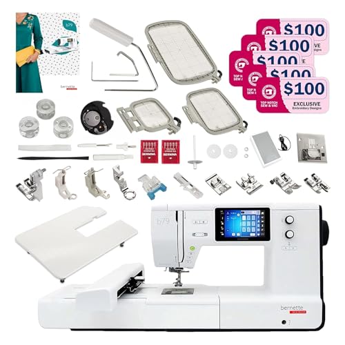 Bernette B79 Sewing Embroidery Machine Combo...