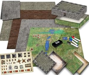 Melee Mats Ultimate Battle Grid Spielbrett Set