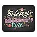 Produktbild Semtomn Mouse Pad Blackboard von Happy Mothers Day Gruß auf Tafel Kreide Mousepad für Notebooks, Desktop-Computer Mausmatten, Büromaterial