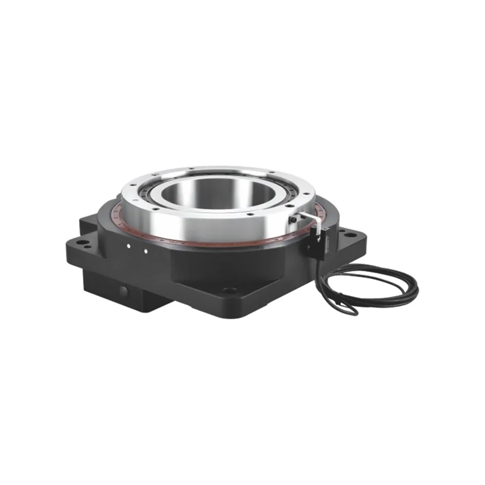 Actionneur Rotatif Creux ZBT200, réducteur de Vitesse pour Plateau tournant Creux, Rapport 10:1 ou 18:1, pour châssis 80, servomoteur AC 750 W, entrée 19 mm (10:1)