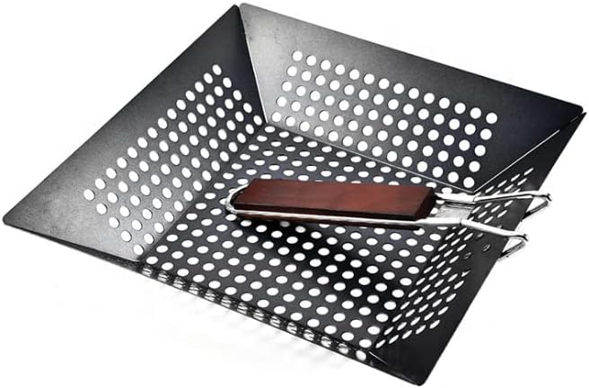 Hotsale Grilling Basket With Handle Grill Basket Bbq Large Grilling Basket