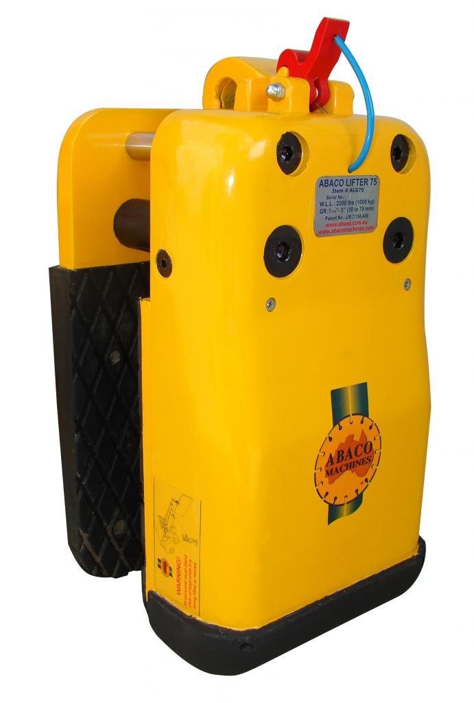 Abaco ALG75-B Little Giant Lifter with Black Rubber Lined Jaws Grip Range 1 1/8