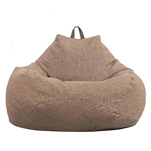 Fodera per pouf a forma di pera (senza imbottitura) adulti e bambini, misura XXL (120 x 100 cm), in tessuto, gigante da soggiorno, divano grande, poltrona salotto, interni ed esterni