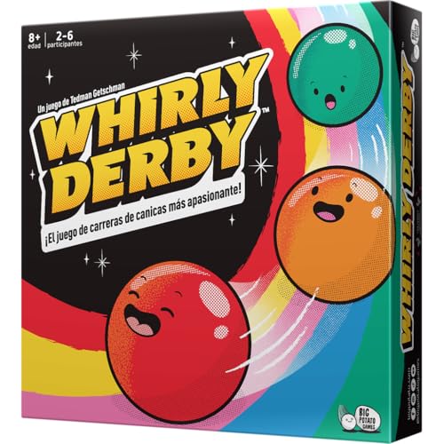 Juego de carreras de canicas Whirly Derby juego de mesa familiar Big Potato de 2 a 6 jugadores