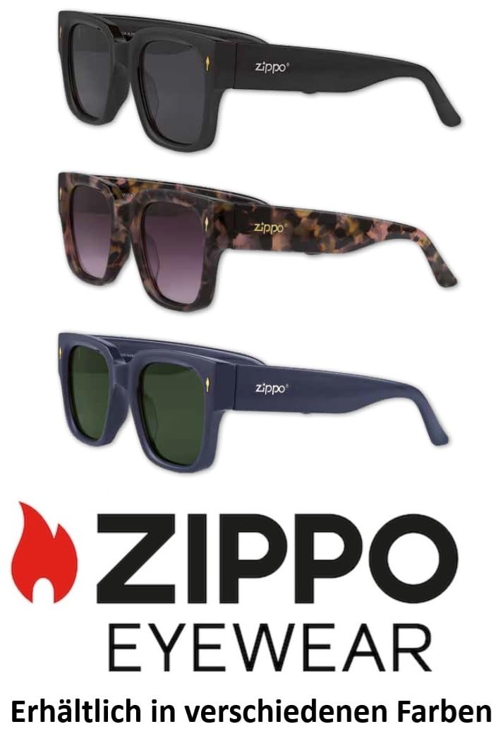 Zippo Occhiali da sole, unisex, per uomo e donna, protezione UV400, omologati CE