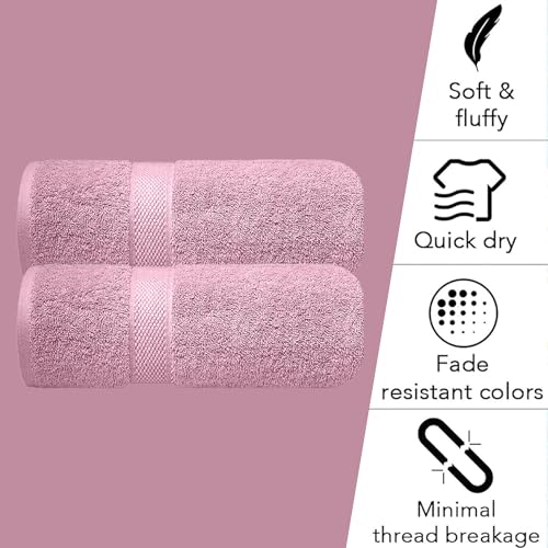 Image of Sulfar 100% Terry Ring Spun Cotton Face Towel - Quick-Dry, Highly Absorbent (480 GSM) (30 x 30 Cm) Soft Berry (Pack of 2)
