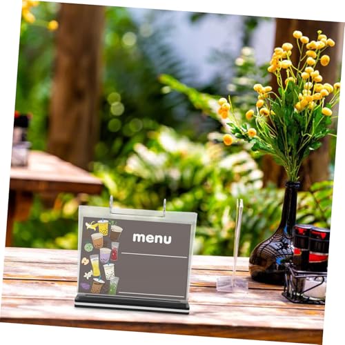 Présentoir de table horizontal à flip contre l'encombrement des menus
