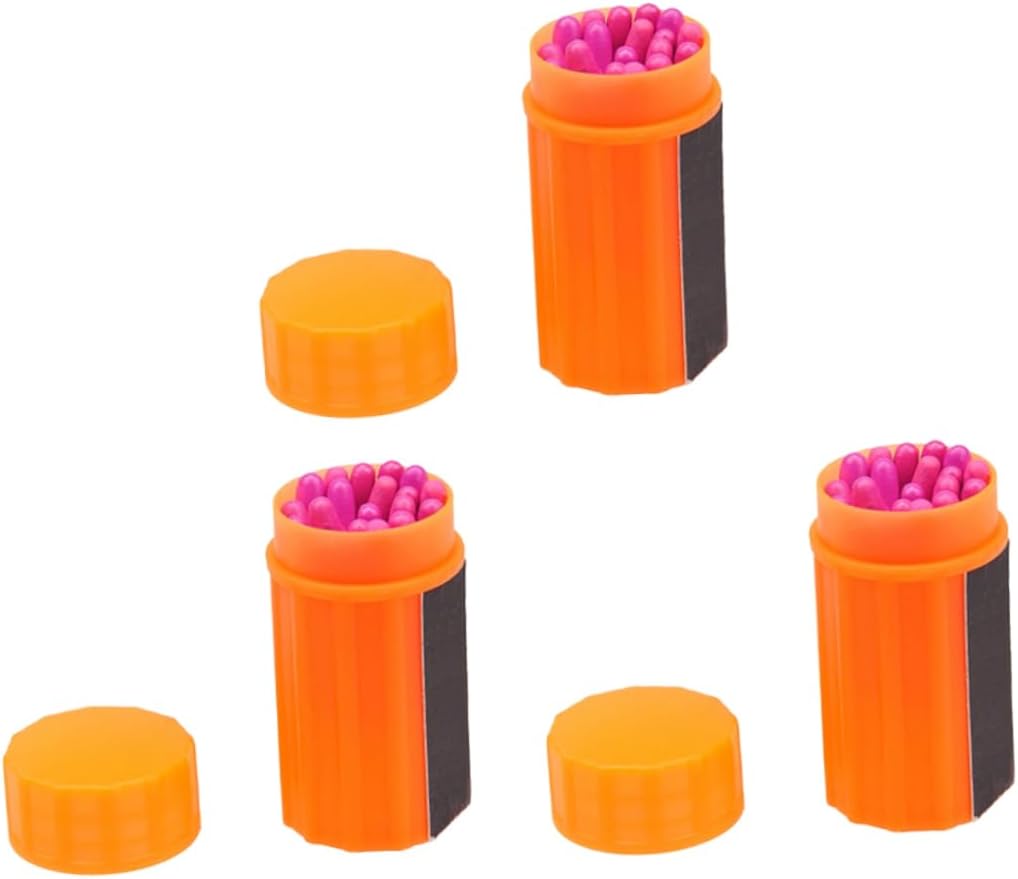 BIUDECO 30pcs Waterproof Matches Outdoor Emergency Matches Outdoor Outdoor Matches