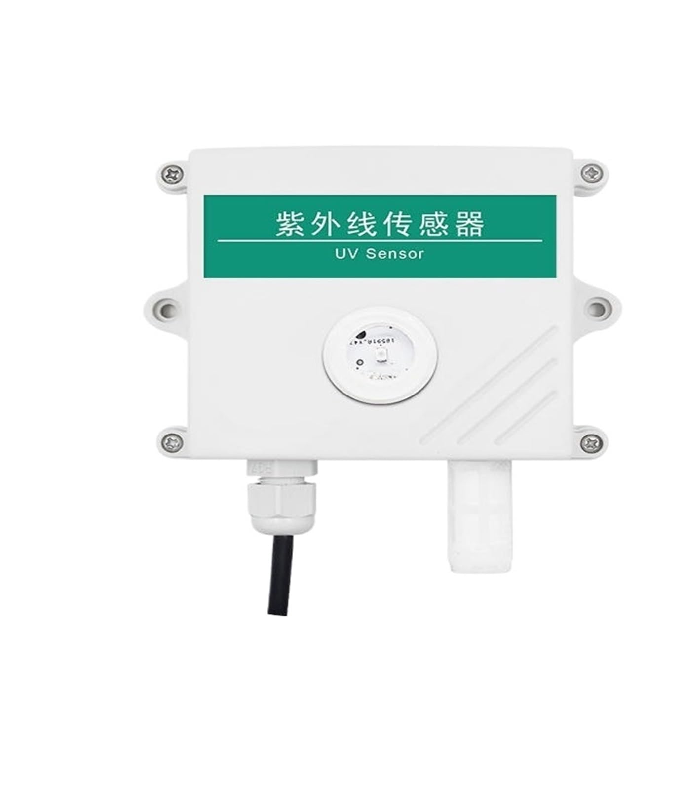 JJKKOZVQF Ultraviolet sensor illuminance meter solar radiation intensity test transmitter ultraviolet detector(B1ack)