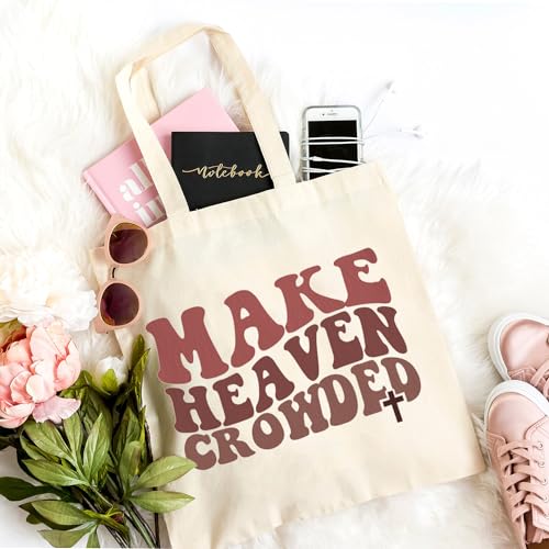 Bolsa Tote de Lona con Versículo Bíblico para Mujer miniatura 3