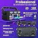 Upgraded 21 Lens Party Light Dj Disco Lights,Pro 3 in 1 DMX & Sound Activated RGB UV Strobe Light,Stage Laser Lights Indoor with Remote Control for Rave Club Dance Bar Gig DJ Lighting
