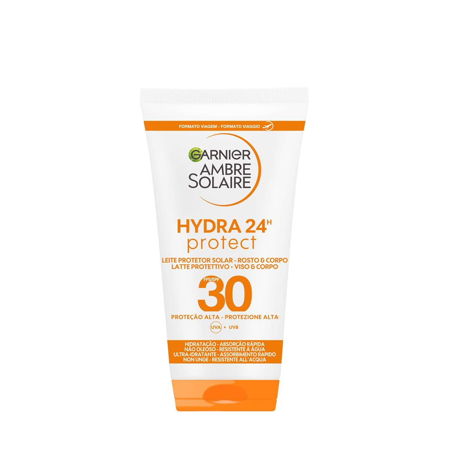 Garnier Hydra 24H Protect Lait protecteur visage et corps SPF 30 étanche 50 ml