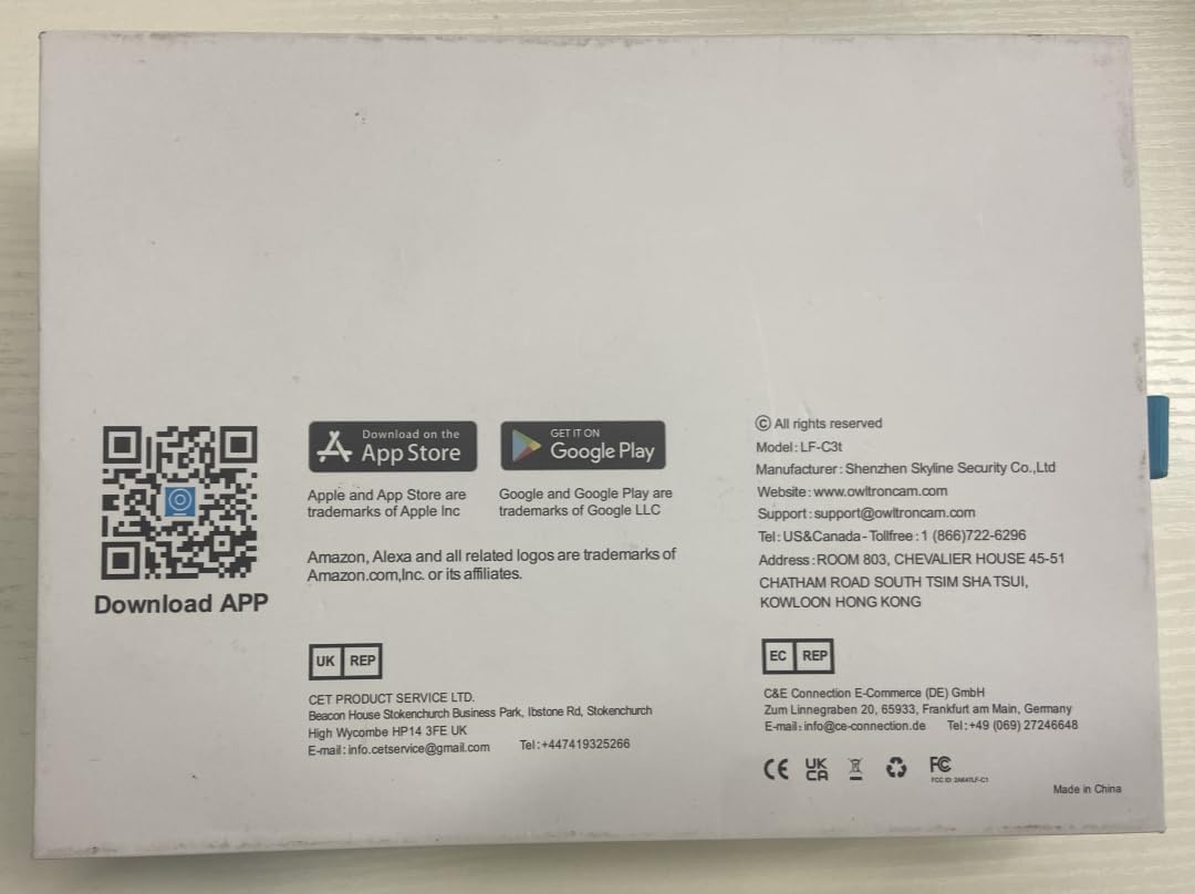 owltron 2K Indoor Camera 2 Pack, 2.4GHz Home Security Cameras for Baby & Elder, Motion Detection, Night Vision, 2-Way Talk WiFi Camera, Baby Monitor Works with APP & Alexa 12 51ZiJQsQd L. AC SL1080