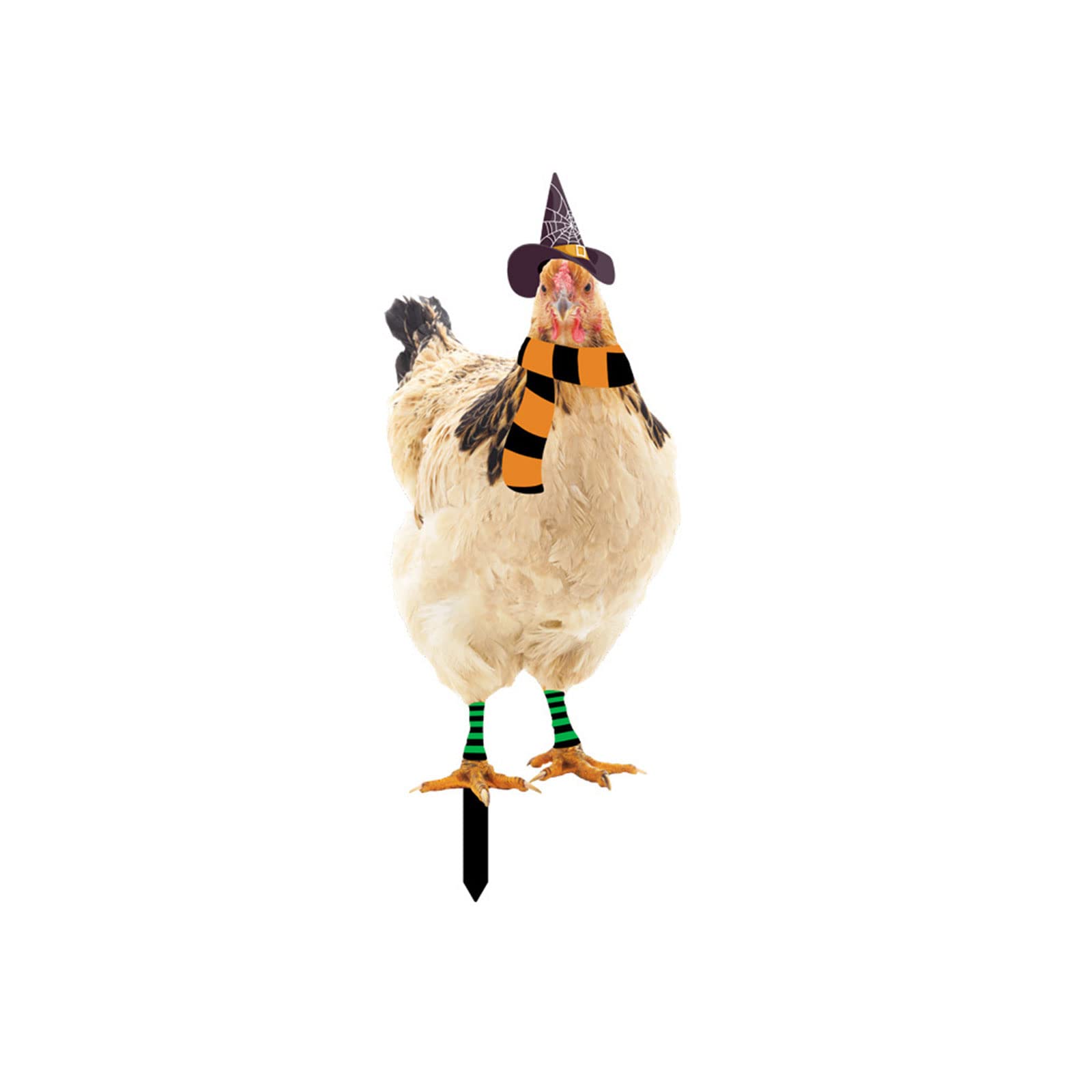 Halloween Props Hen Chick Ground Plug Garden Decor Yard Stake Animal Sign Chicken Decoration Stakes Decorative Outdoor Yard Decoration Prop Home Accent