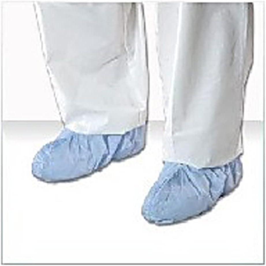 Alpha Pro Tech SH-X1223-B Critical Cover SureGrip Non-Skid Serged Seams Shoe Cover, X-Large, Blue (Case of 300)
