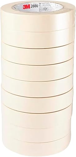 9.8ft Cinta adhesiva económica, tamaño de núcleo de 3 pulgadas, 9paquete, 1 pulgada x 60 yardas (mmm260024a)