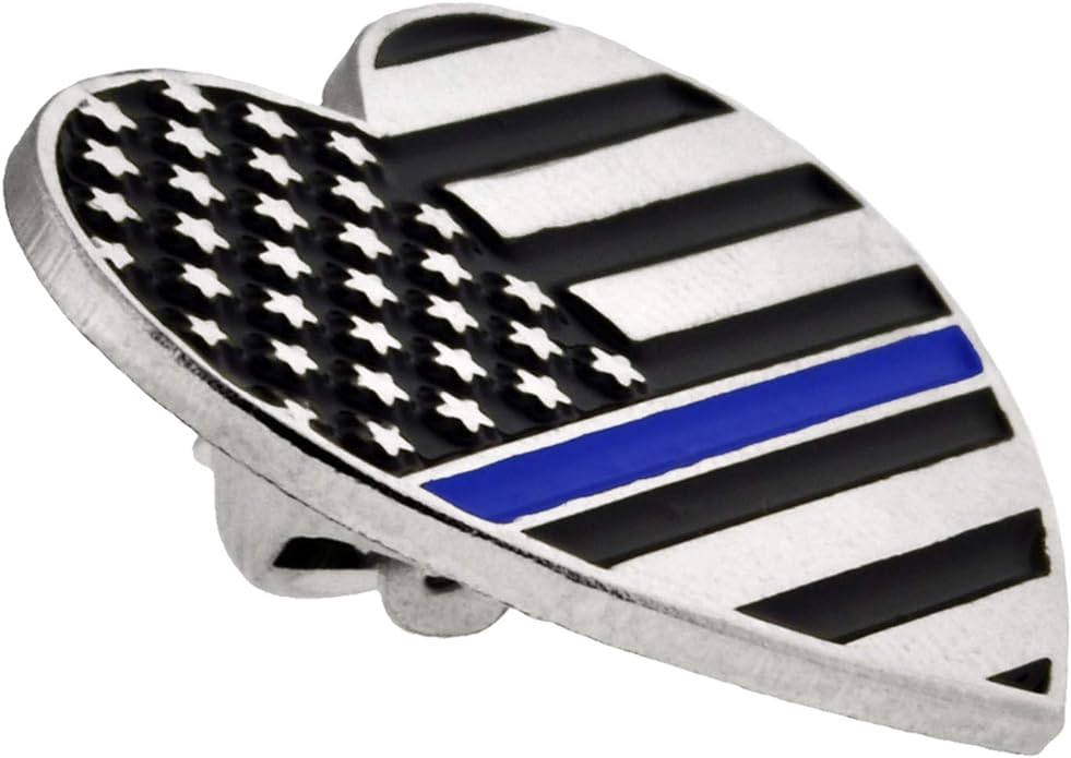 Image of PinMart's Thin Blue Line Lapel Pin