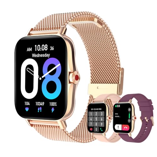 Image of Women Smart Watch, Fitness Tracker with Heart Rate /Blood Pressure /Sleep Monitor 1.69 inch HD Full Touch Screen Smartwatch with Text and Call for iPhone Android Reloj Inteligente IP67 Waterproof