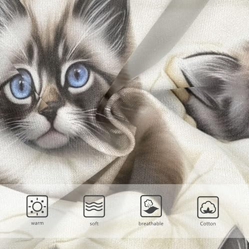 Cute Kittens Cream Toddlers Underwear Floral 2t Cotton Little Girl Panties Fancy Briefs Undies Kids3