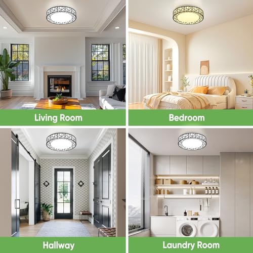 Lightania 20 Inch Bird's Nest Flush Mount Ceiling Light, 42W, 5CCT by Lightania - Image 7