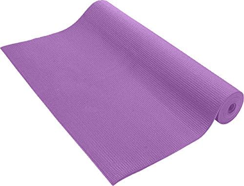 Pure Fitness Sticky (Non-Slip) Exercise Yoga Mat, 3 mm