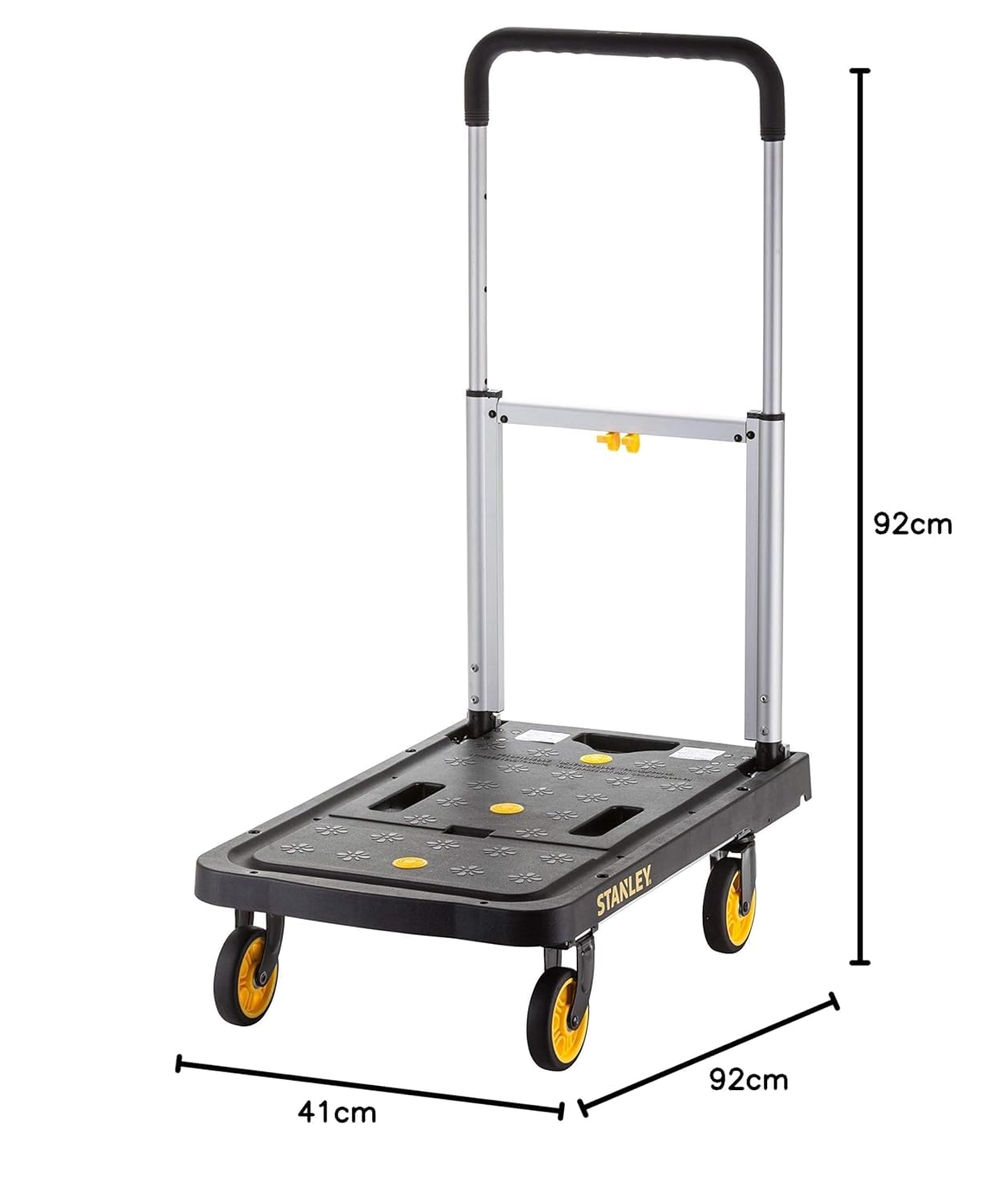 Stanley SXWTD-PC517 wózek platformowy, nylon, czarny, 68x41x92