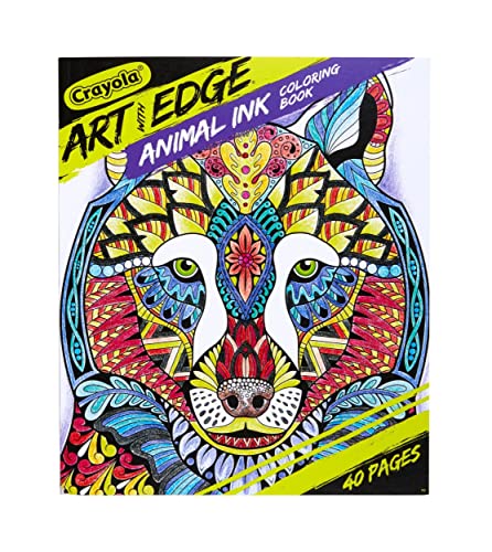 Crayola Jungle Animal Coloring Book, Teen & Adult Coloring, 32 Pages (Cover May Vary)