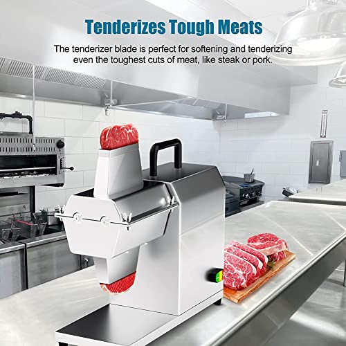 Ablandador eléctrico de carne y molinillo de cubos para carne de res, pollo, pavo, cerdo, cordero, pescado, ideal para los amantes de los filetes y cocineros caseros, mejora el sabor y la ternura