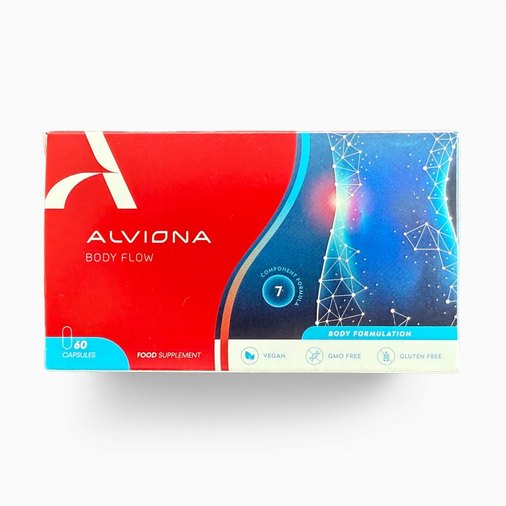 ALVIONA Body Flow – 'Advanced body' DUO-Formel, 60 Kapseln (1 Packung)